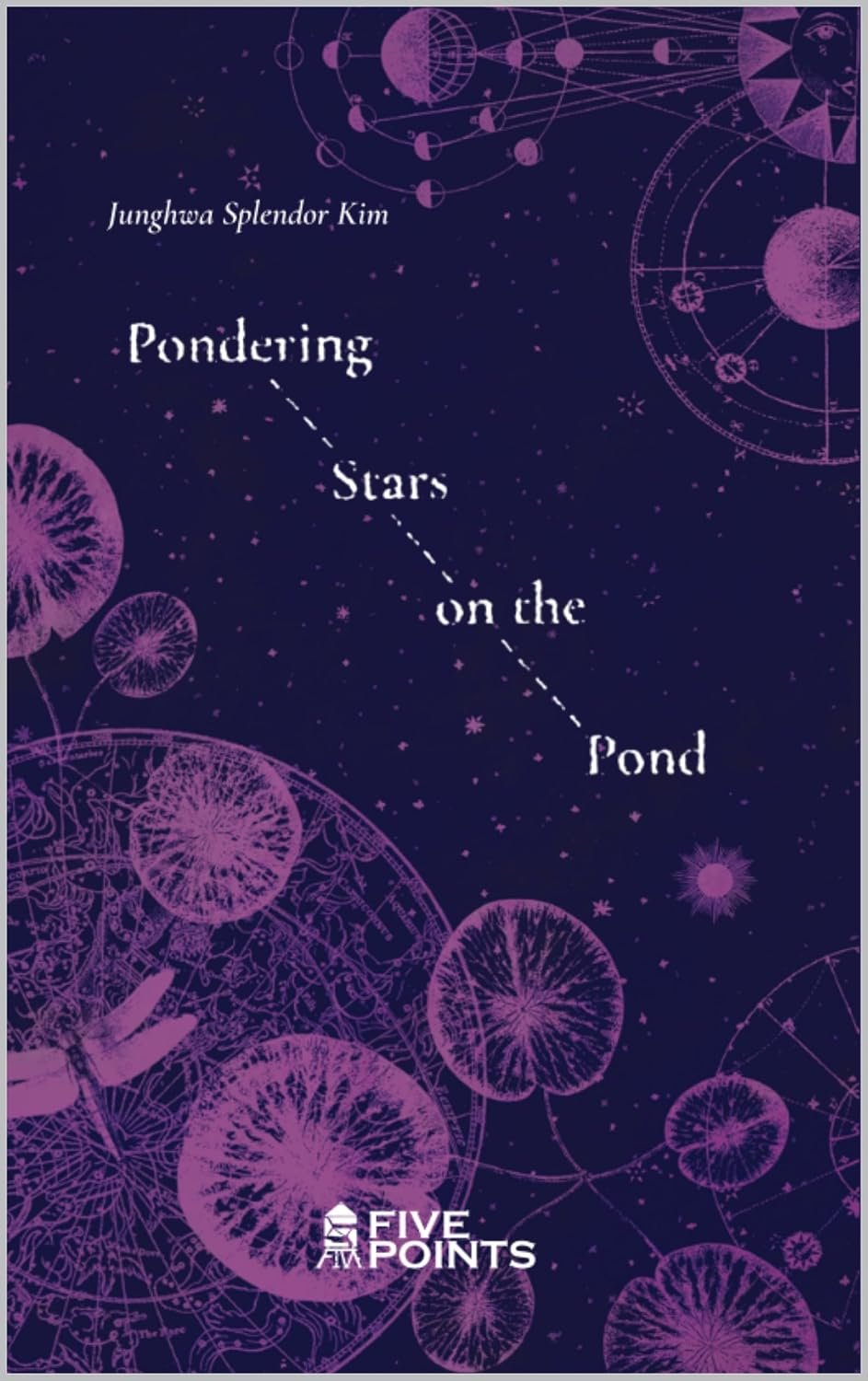Portada del libro Pondering Stars on the Pond, de Junghwa Splendor Kim